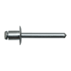 Заклёпки вытяжные стальные со стандартным бортиком St/St 3х12 мм DIN 7337